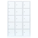 L&uuml;llmann&reg; XL F&auml;cherschrank mit 15 F&auml;chern - wei&szlig;