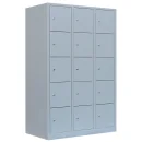 L&uuml;llmann&reg; XL F&auml;cherschrank mit 15 F&auml;chern - grau