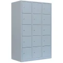 L&uuml;llmann&reg; XXL F&auml;cherschrank mit 15 F&auml;chern - grau