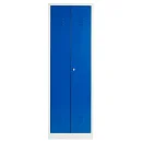 L&uuml;llmann&reg; Putzmittelspind mit 2 Abteilen - grau/blau