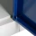 Lüllmann® Putzmittelspind mit 2 Abteilen - grau/blau