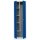Lüllmann® Putzmittelspind mit 2 Abteilen - grau/blau