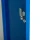 Lüllmann® Putzmittelspind mit 2 Abteilen - grau/blau
