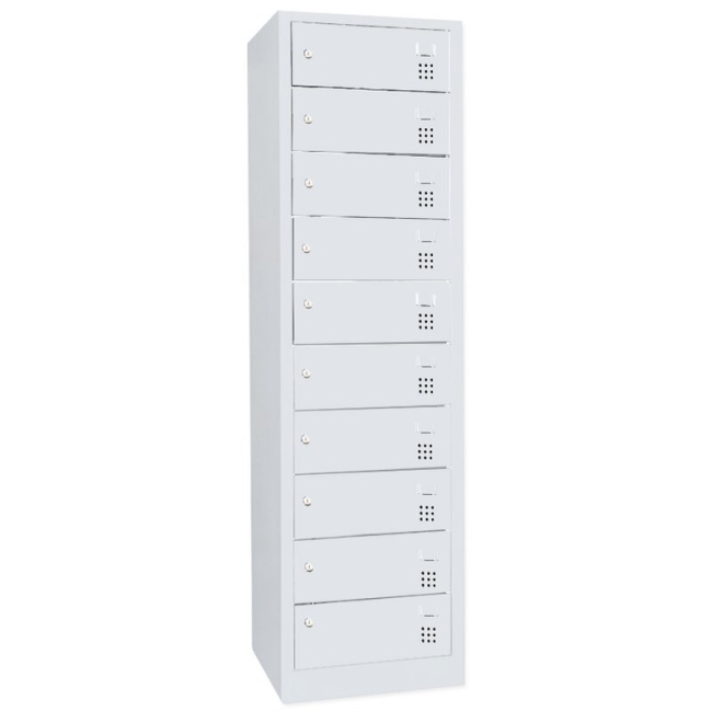 Laptopschrank 10 Fächer mit je einer Steckdose 230V...