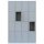 Fächerschrank mit 16 Fächern Schließfachschrank Wertfachschrank Spind 180cmx117cmx50cm