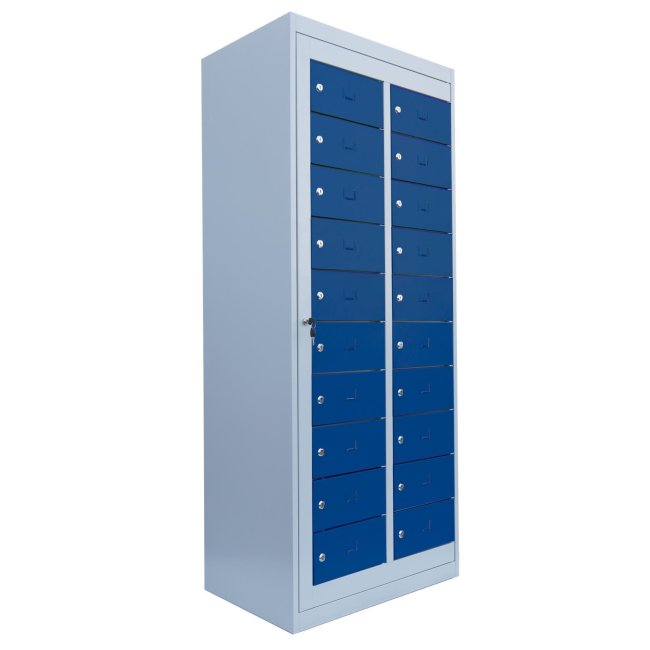 Verteilerschrank 20 Fächer Postschrank 180x74x50cm...