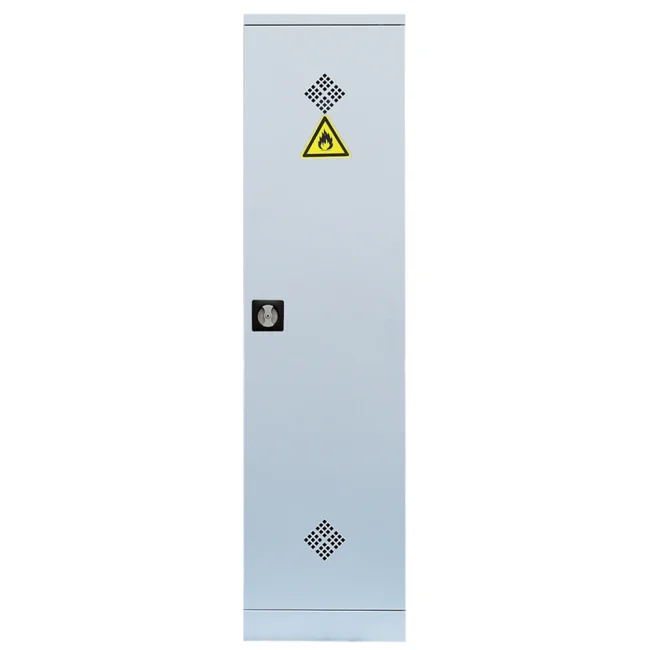 Lüllmann® Gefahrstoffschrank - 4 Wannenböden - grau
