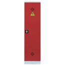 L&uuml;llmann&reg; Gefahrstoffschrank - 4 Wannenb&ouml;den - grau/blau