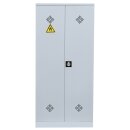 L&uuml;llmann&reg; XL Gefahrstoffschrank - 4 Wannenb&ouml;den - grau
