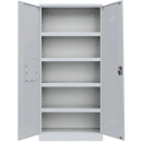 L&uuml;llmann&reg; XL Gefahrstoffschrank - 4 Wannenb&ouml;den - grau