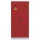 Lüllmann® XL Gefahrstoffschrank - 4 Wannenböden - grau/rot