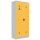 Lüllmann® XL Gefahrstoffschrank - 4 Wannenböden - grau/gelb