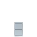 L&uuml;llmann&reg; H&auml;ngeregisterschrank - 2 einbahnige Schubladen - grau