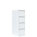 L&uuml;llmann&reg; H&auml;ngeregisterschrank - 4 einbahnige Schubladen - wei&szlig;