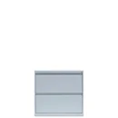 L&uuml;llmann&reg; H&auml;ngeregisterschrank - 2 zweibahnige Schubladen - grau