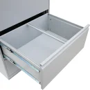 L&uuml;llmann&reg; H&auml;ngeregisterschrank - 2 zweibahnige Schubladen - grau