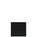 L&uuml;llmann&reg; H&auml;ngeregisterschrank - 2 zweibahnige Schubladen - schwarz