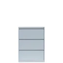 L&uuml;llmann&reg; H&auml;ngeregisterschrank - 3 zweibahnige Schubladen - grau