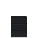 L&uuml;llmann&reg; H&auml;ngeregisterschrank - 3 zweibahnige Schubladen - schwarz