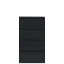 L&uuml;llmann&reg; H&auml;ngeregisterschrank - 4 zweibahnige Schubladen - schwarz