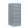 Lüllmann® Karteischrank - 6 zweibahnige Schubladen - grau
