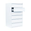 Karteischrank Karteikartenschrank DIN A5 quer dreibahnig...