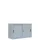 Lüllmann® Aktenschrank Schiebetür - 2 Ordnerhöhen - Breite 1200 mm - grau