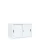 Lüllmann® Aktenschrank Schiebetür - 2 Ordnerhöhen - Breite 1200 mm - weiß