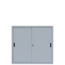 L&uuml;llmann&reg; Aktenschrank Schiebet&uuml;r - 3 Ordnerh&ouml;hen - Breite 1200 mm - grau