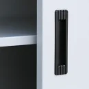 L&uuml;llmann&reg; Aktenschrank Schiebet&uuml;r - 3 Ordnerh&ouml;hen - B 120 cm - schwarz