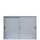 Großer Schiebetürenschrank Sideboard aus Stahl Schwebetürenschrank 109x160x45cm