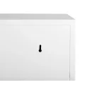 L&uuml;llmann&reg; Aktenschrank Schiebet&uuml;r - 3 Ordnerh&ouml;hen - Breite 1600 mm - wei&szlig;