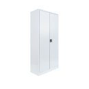 L&uuml;llmann&reg; Mehrzweckschrank mit Fl&uuml;gelt&uuml;ren - Garderobe - Fachb&ouml;den - wei&szlig;