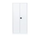 Mehrzweckschrank weiß mit Garderobenteil XL Spind...