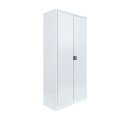 L&uuml;llmann&reg; XL Mehrzweckschrank mit Fl&uuml;gelt&uuml;ren - Garderobe - Fachb&ouml;den - wei&szlig;