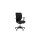 Bürodrehstuhl mit 3D Armlehnen - gepolstert - Kunststofffußkreuz  schwarz