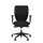 Bürodrehstuhl mit 3D Armlehnen - gepolstert - Kunststofffußkreuz - GS zertifiziert - schwarz