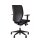 Bürodrehstuhl mit 3D Armlehnen - gepolstert - Kunststofffußkreuz - GS zertifiziert - schwarz