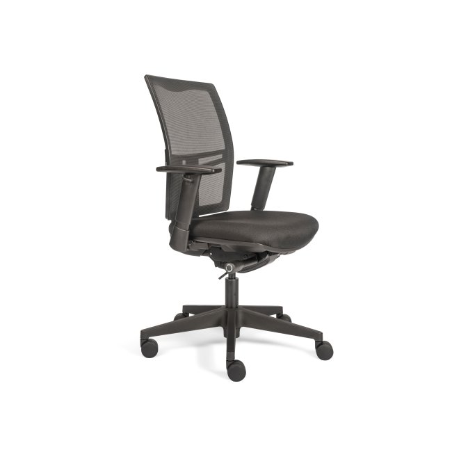 Bürostuhl Büro-Drehstuhl  980-1125 x 485 x 440 mm  Schwarz 210350