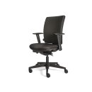 B&uuml;ro Drehstuhl mit Lordosenst&uuml;tze 980-1125x485x440 mm Schwarz 210360