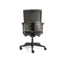 B&uuml;ro Drehstuhl mit Lordosenst&uuml;tze 980-1125x485x440 mm Schwarz 210360