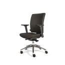 B&uuml;ro-Drehstuhl mit Lordosenst&uuml;tze B&uuml;rostuhl 990-1135 x 485 x 440 mm Schwarz 210380