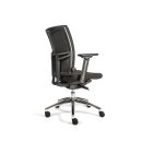 B&uuml;ro-Drehstuhl mit Lordosenst&uuml;tze B&uuml;rostuhl 990-1135 x 485 x 440 mm Schwarz 210380