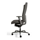 B&uuml;ro-Schwerlast-Drehstuhl XL bis 160kg mit Lordosenst&uuml;tze 1160-1315 x 520 x 460 mm Schwarz 210440