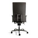 Büro-Schwerlast-Drehstuhl XL bis 160kg mit Lordosenstütze 1160-1315 x 520 x 460 mm Schwarz 210440