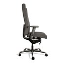 Büro-Schwerlast-Drehstuhl XL bis 160kg mit Lordosenstütze 1160-1315 x 520 x 460 mm Schwarz 210440