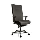 B&uuml;ro-Schwerlast-Drehstuhl XL bis 160kg mit Lordosenst&uuml;tze 1160-1315 x 520 x 460 mm Schwarz 210440