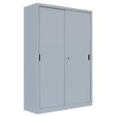 L&uuml;llmann&reg; Aktenschrank Schiebet&uuml;r - 5 Ordnerh&ouml;hen - grau