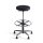 Arbeitshocker - 570-830 x 430 x 430 mm - Alu Fußkreuz 219008