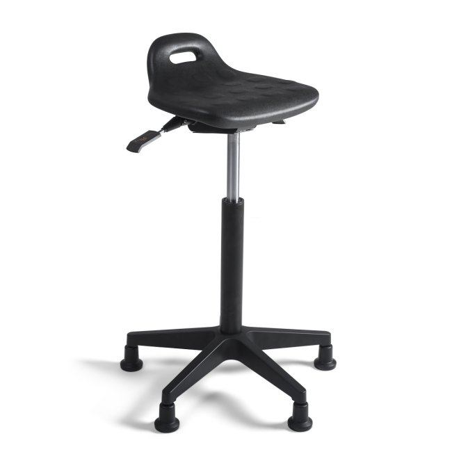 Ergonomische Stehhilfe Stehsitz - 640-900 mm - PU-Sitz - Kunststofffußkreuz 219027